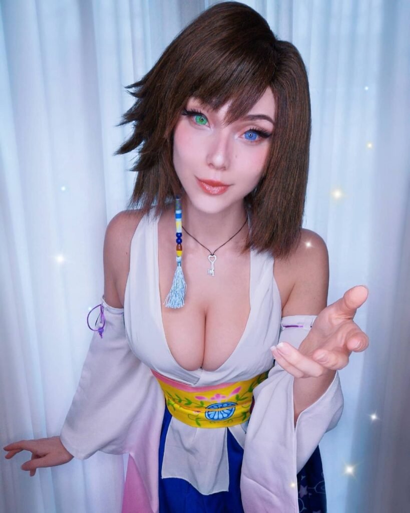 Eugenia Haruno cosplay Yuna from Final Fantasy